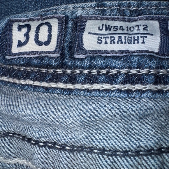 Miss Me Skinny Jeans Size 30 Dark Wash Bling Pockets - Picture 5 of 6